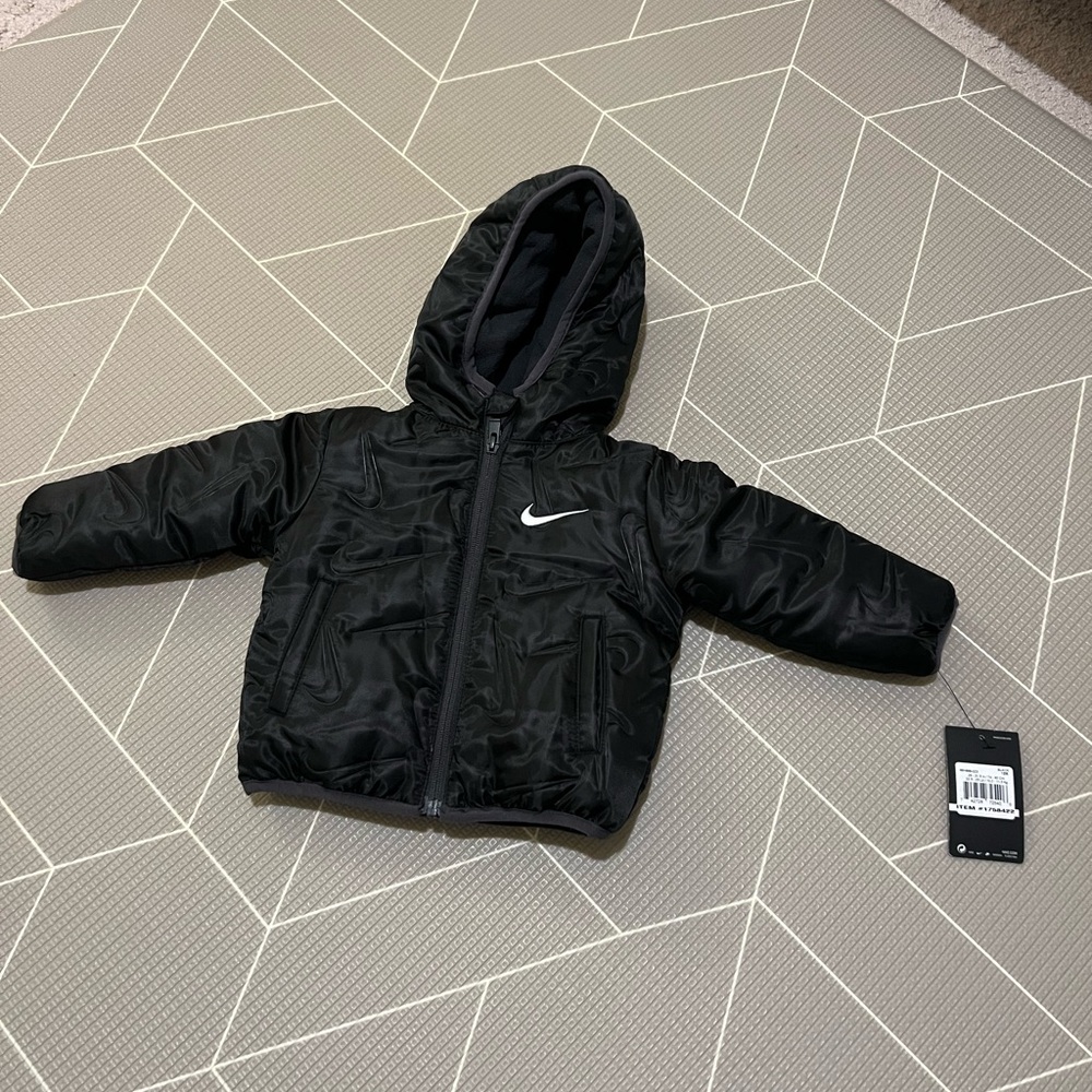 Toddler Nike Black Puffer Jacket